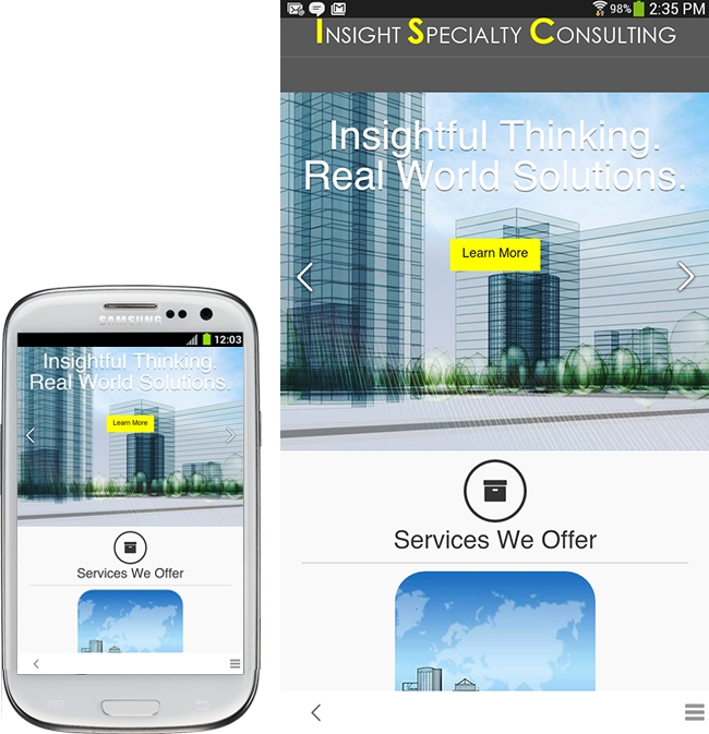 Mobile Project Managment Website Design & Development Coquitlam